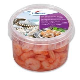 Peeled Pink shrimp in brine