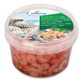Warm water prawns in brine