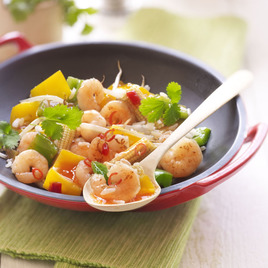 MSC certified wok prawns